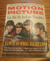 Motion Picture Magazine Love &amp; The Beatles Cover Chubby Checker Hayley M... - £19.91 GBP