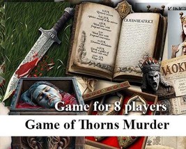 Game of Thorns Murder Mystery dinner Party Game, Instant Download. | Pri... - $375.27 MXN