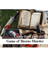 Game of Thorns Murder Mystery dinner Party Game, Instant Download. | Pri... - $19.95