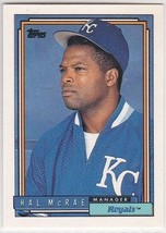 M) 1992 Topps Baseball Trading Card - Hal McRae #519 - $1.97