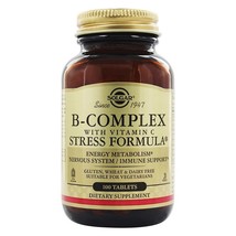 Solgar B-Complex with Vitamin C Stress Formula Tablets, 100 Count - $264.48 MXN