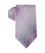 KENNETH COLE REACTION Gray Purple Circle Stamp Geometric Ombre Silk Clas... - $374.96 MXN