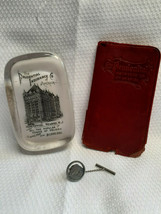 Early 1900&#39;s Prudential Ins Co. Mixed Lot Sterling Tie Tack Journal Paperweight - £39.58 GBP