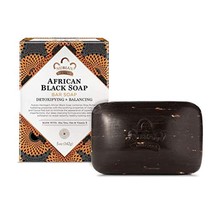 Nubian Heritage African Black Bar Soap with Oats and Aloe Vera,5 Ounce - £18.37 GBP