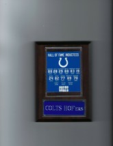 Baltimore Colts Hof Players Plaque Football Nfl Indianapolis - £3.90 GBP