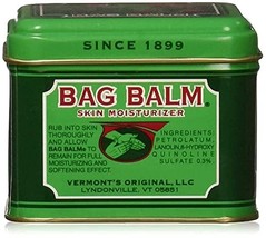 Bag Balm Skin Moisturizer with Lanolin for Chapped Lips, Dry Skin and More | 4oz - £6.89 GBP