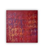 Abstract Original Painting on Canvas, 27X27&quot;, One of a kind Wall Art, Mo... - £158.49 GBP