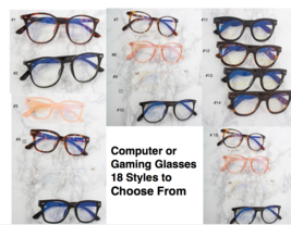 Computer Glasses Blue Light Blocking Gaming Eyewear Protection Sunglasses - £7.97 GBP