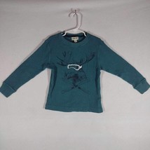 Cherokee Shirt Boys Size XS 4-5  Long Sleeve Tee Moose With Goggles - £5.58 GBP