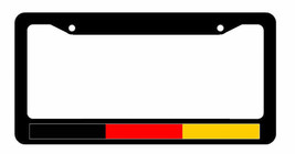 German Flag Colors Stripe Racing Drifting Car Truck License Plate Frame - £9.37 GBP