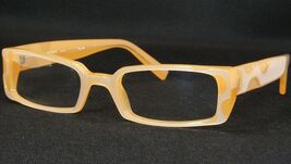 Frame4U Spontan BW Apricot UNIQUE RARE EYEGLASSES GLASSES FRAME 4U 52-19-135mm - $53.50