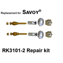Savoy RK3101-2 2 Valve Rebuild Kit Chrome Plated - $49.80