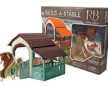 Royal Breeds Build-A-Stable with Chestnut Tobiano Figure New in Box - £10.84 GBP