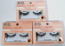 Ardell 3 pair Naked Lashes 424 False Eyelashes Blends Seamlessly With In... - £10.22 GBP
