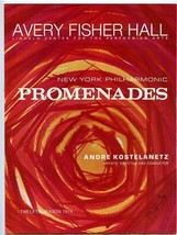 New York Philharmonic Promenades Program Andre Kostelanetz 1974 Lincoln ... - £14.01 GBP