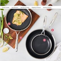 Henckels Paradigm Fry Pan Set 3-Piece Ceramic Nonstick Stainless Steel O... - $172.99