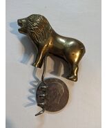 Vtg Laiton Lion Leo Tire - Bouchon de Collection Figurine Animal BAR Bar... - $362.11 MXN