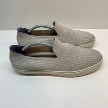 Rothy’s Retired Honeycomb Slip-On Sneakers Size 9 Salt Color Light gray - £39.04 GBP
