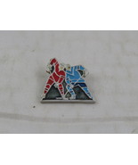 Vintage Soviet Hockey Pin - Dynamo vs CSKA Moscow - Stamped Pin - $33.20 CAD