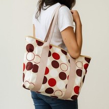 Multi Color Polka Dot Large Tote Diaper Bag - $363.31 MXN