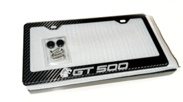 Premium GT500 S197 Mustang Carbon Fiber License Plate Frame - £32.83 GBP