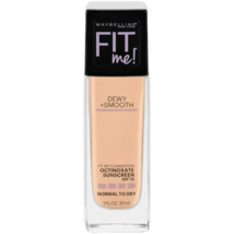 Maybelline Fit Me Dewy + Smooth Liquid Foundation Makeup SPF 18 Nude Bei... - $25.73