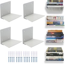 Eapele Steel Constructed Hidden Bookshelf With Mounting Hardware,, 4 Pcs.. - £31.07 GBP