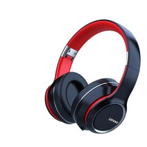 Lenovo HD200 Wireless Bluetooth Headphone Noise Cancelling Red - £28.54 GBP