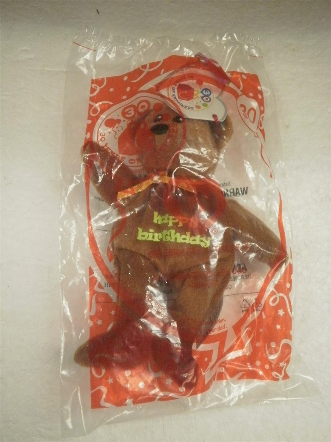 Primary image for TEENIE BEANIE BABY- MCDONALDS 2009- CELEBRATION THE BEAR- STILL SEALED- MINT BB1