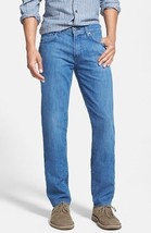 J BRAND Hommes Jean Coupe Droite Slim Fit Tyler Bleue Taille 34W 140239X007 - £82.23 GBP