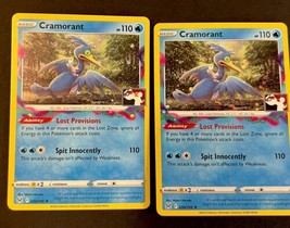 2x Cramorant 050/196 SWIRL Cosmos Holo Pokemon Prize Pack Series 3 FAST ... - $8.51