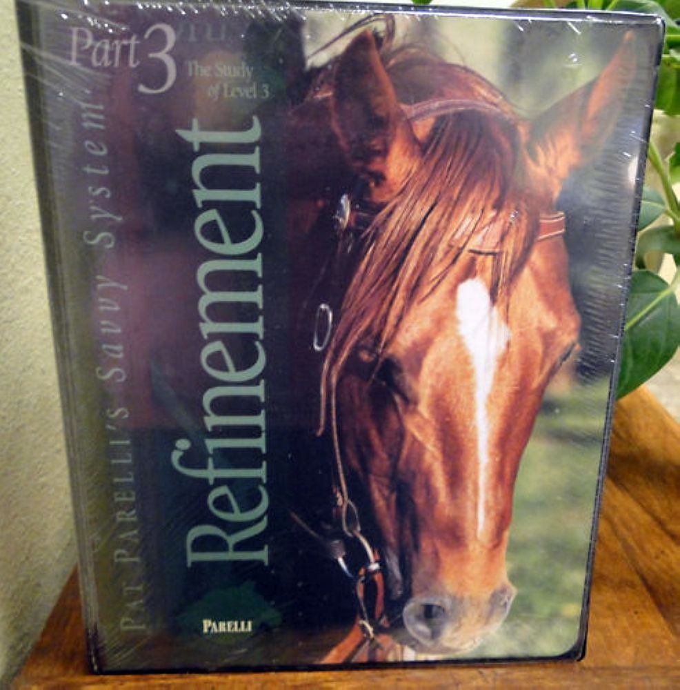 Pat Parelli's Savvy System Part 3 Refinement - Dual Format VHS+DVD - NEW Sealed - $99.88