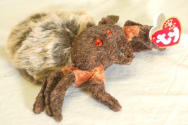 Ty Beanie Baby Hairy Spider Beanbag Plush Toy Swing &amp; Tush Tags p - $9.89