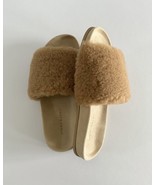 NWOB Jenni Kayne Shearling Slide Sandals in Natural, Sz 37, $325 - £187.86 GBP