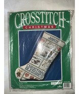 BERNAT Vintage A Child Is Born 42002 Christmas Needlepoint Stocking -Ope... - $24.74