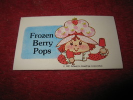 1983 Strawberry Shortcake Housewarming Surprise Board Game Part: Recipe Card #12 - $1.00