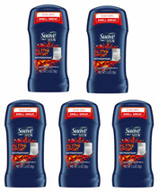 5X Suave Men ACTIVE SPORT 48 hr Sweat &amp; Odor Protect Solid Antiperspirant 1.4 oz - £19.73 GBP