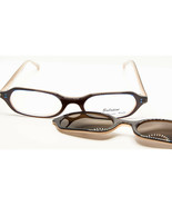 SABATINI Rome Florence Venice 5 Black Clip on Eyeglasses C2 47mm - £21.61 GBP