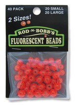 Rod-N-Bobb&#39;s Fluorescent Beads, 40 Count, BDS-400-SL, Fishing, Tackle - £1.96 GBP