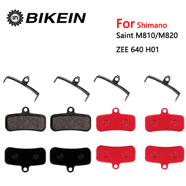 BIKEIN 4 pairs Resin semi- pads MTB Bicycle Bike Disc ke Pads  Shimano Saint M81 - £87.11 GBP