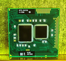 Intel Core i3 Mobile i3-350M 2.267 GHz Laptop CPU SLBU5 - $13.88