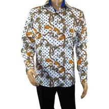 Mens Sports Dress Shirts By AXXESS From Turkey 100% Egyptian Cotton 622-04 White image 6