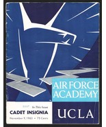 Air Force Academy vs UCLA NCAA Football Game Program 11/9/1963-Falcon St... - £76.41 GBP