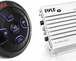 Pyle Amplified Wireless Bluetooth Audio Controller &amp; Hydra Marine Amplif... - $215.99