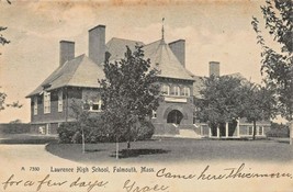 Falmouth Massachusetts~Lawrence High SCHOOL~1905 Rotograph Publ Photo Postcard - £6.99 GBP
