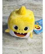 WowWee Pinkfong Baby Shark Official Singing Song Cube Plush Yellow Toy - $24.63