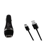 Car Charger Usb Adapter+Usb Cord For Verizon Motorola Moto Z Force Droid... - £23.22 GBP
