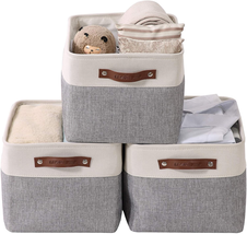 Storage Bins | Fabric Storage Basket for Shelves for Organizing Closet Shelf Nur - £37.18 GBP