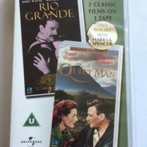 RIO GRANDE/THE QUIET MAN (VHS) - £11.25 GBP