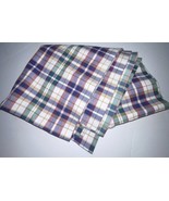 Longaberger Valance Multicolor Plaid 100% Cotton 74X18” LOWEST $ Free Sh... - $377.85 MXN